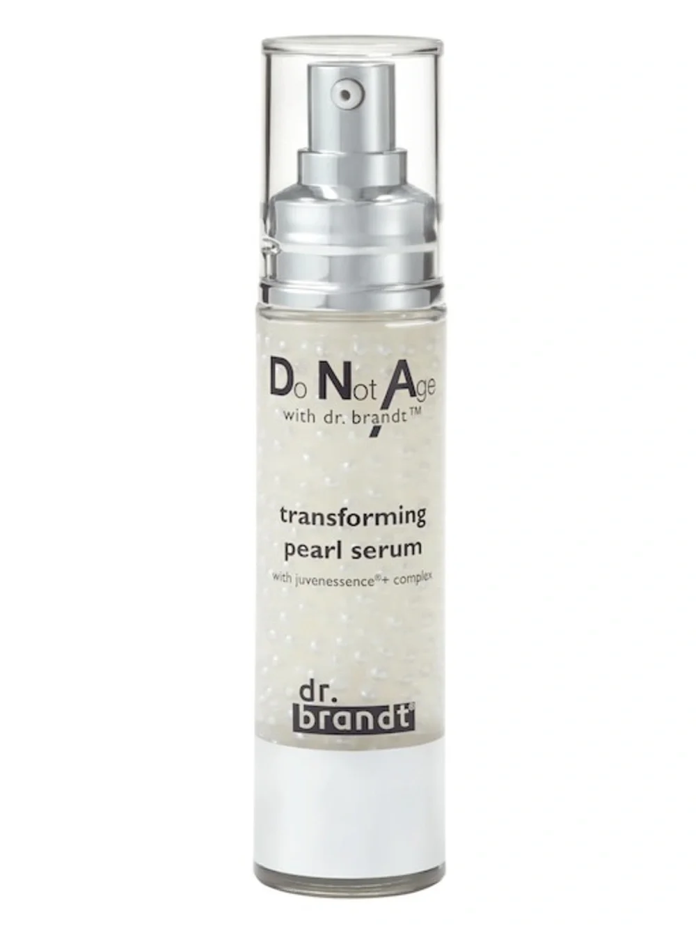 Dr. Brandt Pearl-Infused Serum Sample - Pearl White & Silver Accents